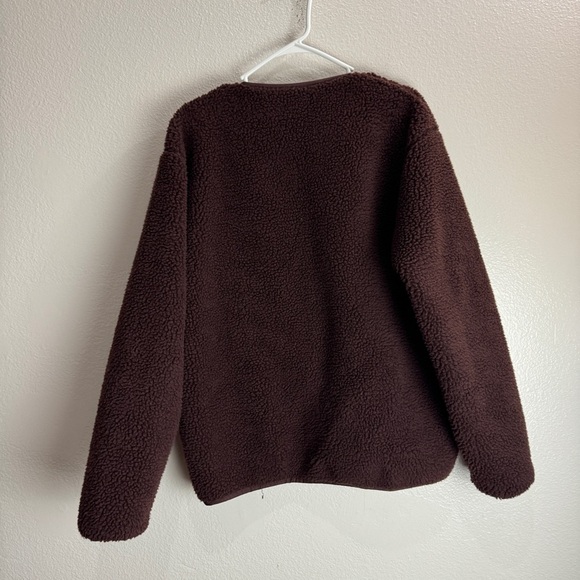 Uniqlo U Vintage Sherpa Jacket Deep Pile Size Medium - Picture 4 of 7